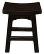 Tokyo Solid Mahogan Timber Footstool (Chocolate) V199-BR048WDC