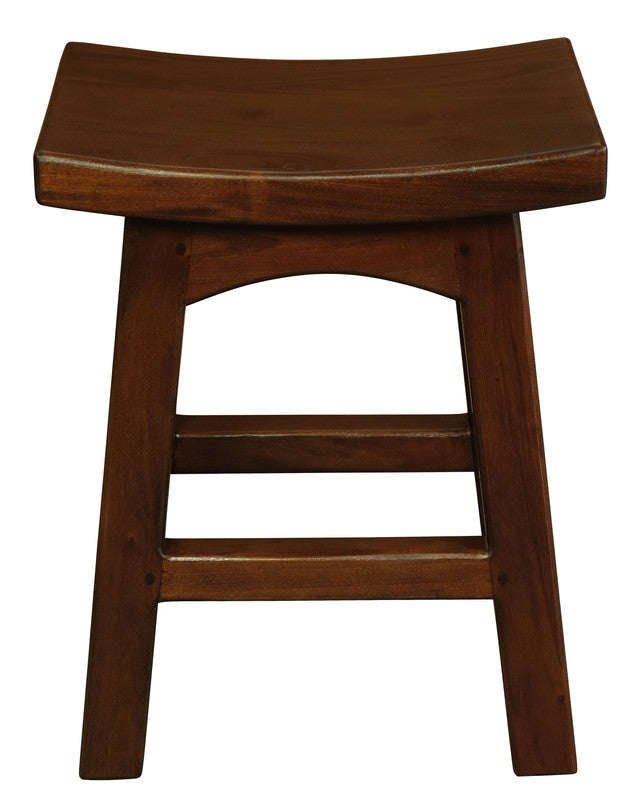 Tokyo Solid Mahogan Timber Footstool (Mahogany) V199-BR048WDM