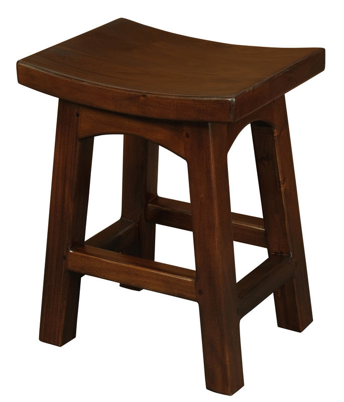 Tokyo Solid Mahogan Timber Footstool (Mahogany) V199-BR048WDM