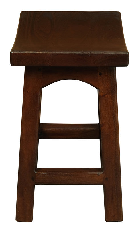 Tokyo Solid Mahogan Timber Footstool (Mahogany) V199-BR048WDM