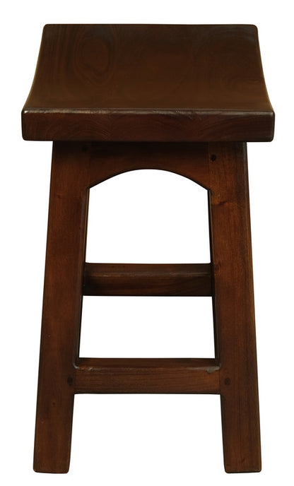 Tokyo Solid Mahogan Timber Footstool (Mahogany) V199-BR048WDM