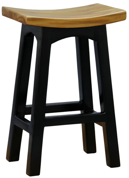 Tokyo Timber Kitchen Counter Stool (Black Caramel) V199-BR067WDBLR
