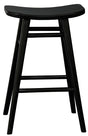 Aria Oval Solid Timber Counter Stool (Black) V199-BR068OVB