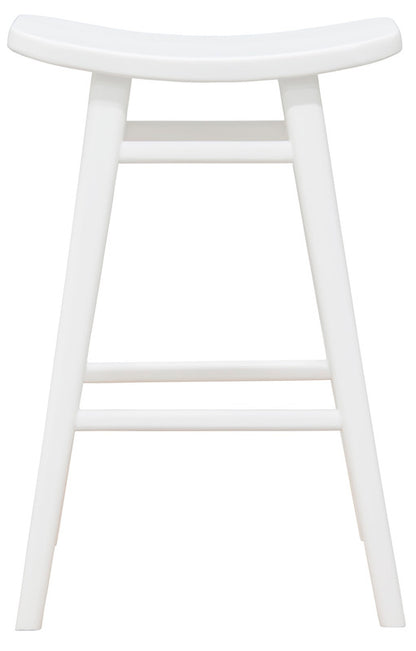Aria Oval Solid Timber Counter Stool (White) V199-BR068OVWH