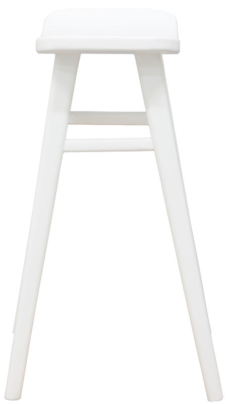 Aria Oval Solid Timber Counter Stool (White) V199-BR068OVWH