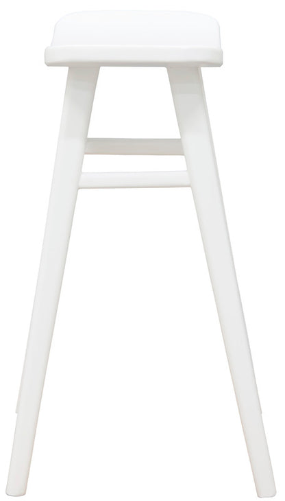 Aria Oval Solid Timber Counter Stool (White) V199-BR068OVWH