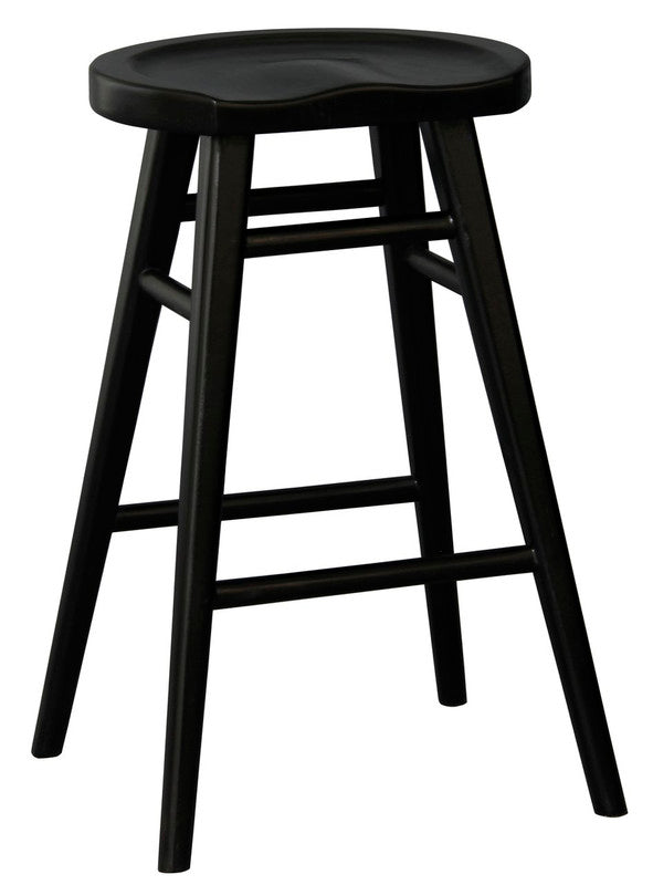 Scandinavian Timber Kitchen Counter Stool (Black) V199-BR068SCVB