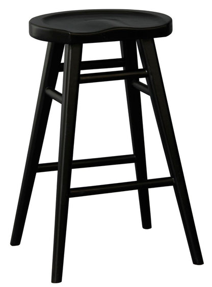 Scandinavian Timber Kitchen Counter Stool (Black) V199-BR068SCVB