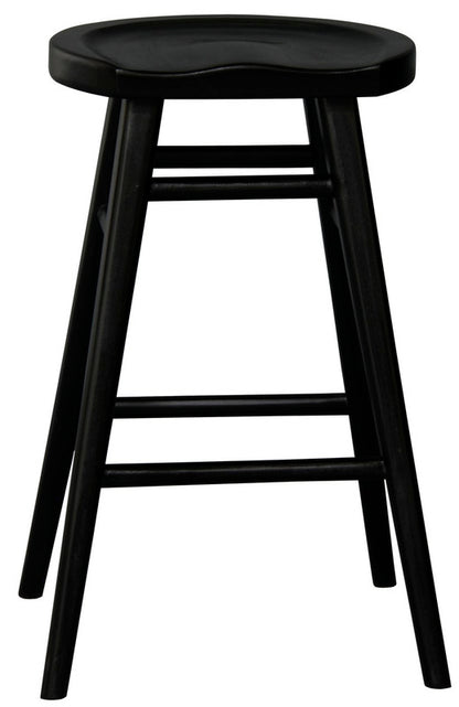 Scandinavian Timber Kitchen Counter Stool (Black) V199-BR068SCVB