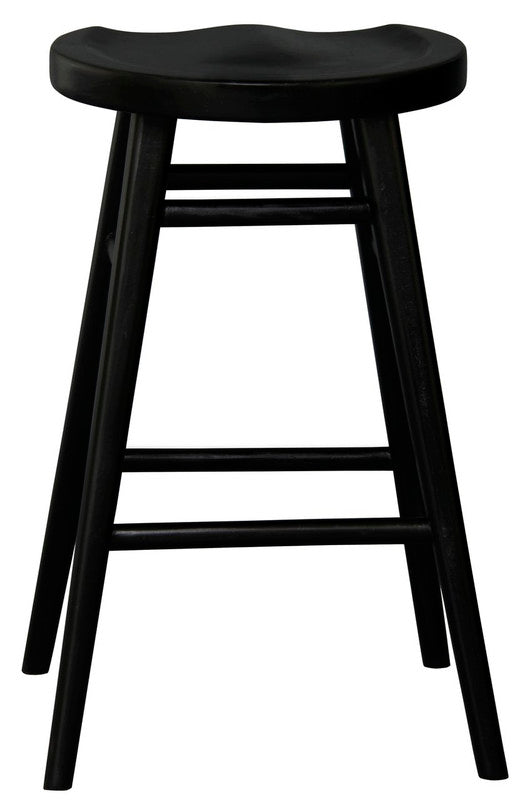 Scandinavian Timber Kitchen Counter Stool (Black) V199-BR068SCVB