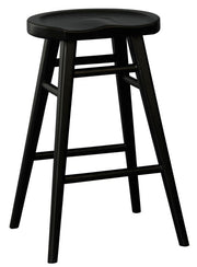 Scandinavian Timber Kitchen Counter Stool (Black) V199-BR068SCVB