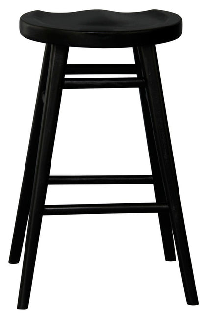 Scandinavian Timber Kitchen Counter Stool (Black) V199-BR068SCVB