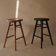 Scandinavian Timber Kitchen Counter Stool (Black) V199-BR068SCVB