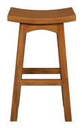 Tokyo Solid Mahogany Timber Barstool (Light Pecan) V199-BR077WDLP