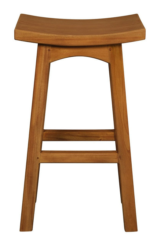 Tokyo Solid Mahogany Timber Barstool (Light Pecan) V199-BR077WDLP