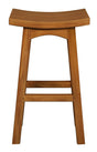 Tokyo Solid Mahogany Timber Barstool (Light Pecan) V199-BR077WDLP