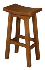 Tokyo Solid Mahogany Timber Barstool (Light Pecan) V199-BR077WDLP