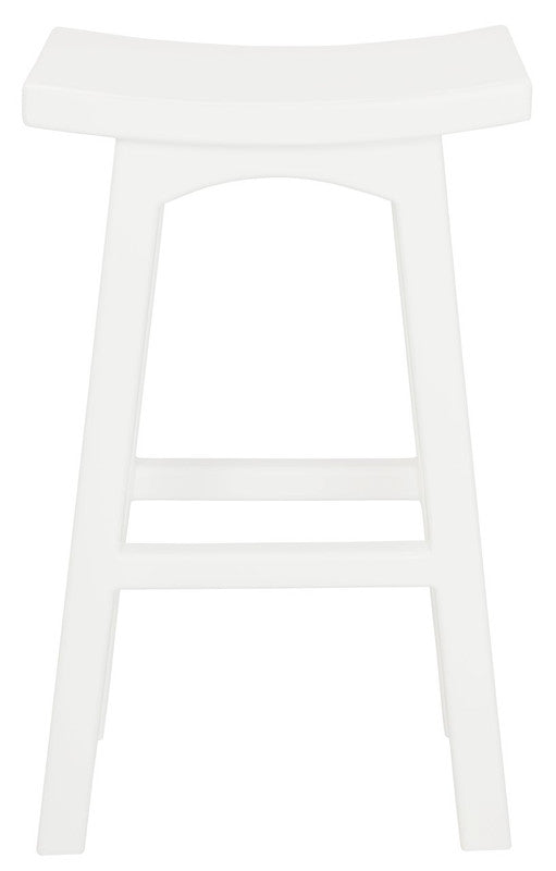 Tokyo Solid Mahogany Timber Barstool (White) V199-BR077WDWH
