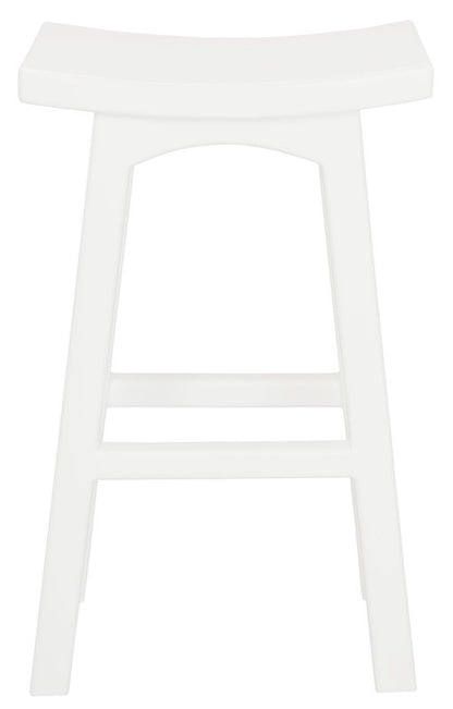 Tokyo Solid Mahogany Timber Barstool (White) V199-BR077WDWH