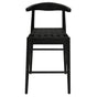 Elliot Leather Kitchen Counter Stool (Black) V199-BR091NKLHB