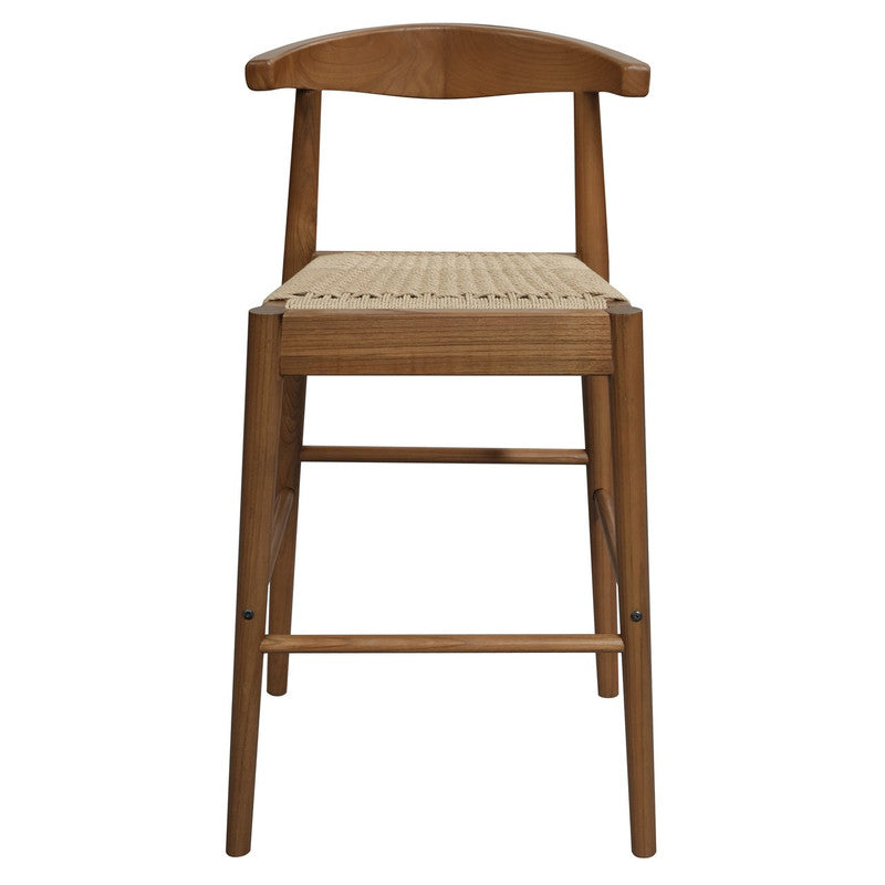Arden Solid Oak Loom Kitchen Counter Stool (Almond) V199-BR091NKLOAL