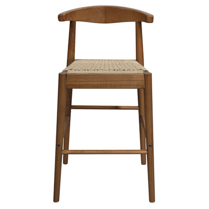 Arden Solid Oak Loom Kitchen Counter Stool (Almond) V199-BR091NKLOAL