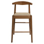 Arden Solid Oak Loom Kitchen Counter Stool (Almond) V199-BR091NKLOAL