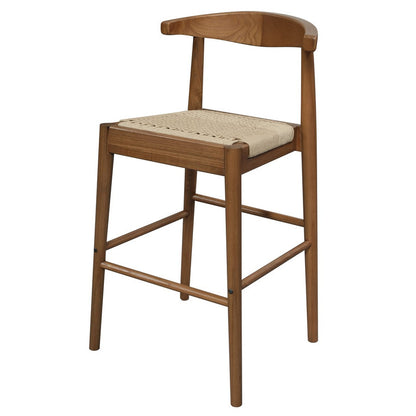 Arden Solid Oak Loom Kitchen Counter Stool (Almond) V199-BR091NKLOAL