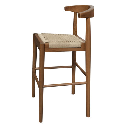 Arden Solid Oak Loom Kitchen Counter Stool (Almond) V199-BR091NKLOAL