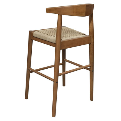Arden Solid Oak Loom Kitchen Counter Stool (Almond) V199-BR091NKLOAL