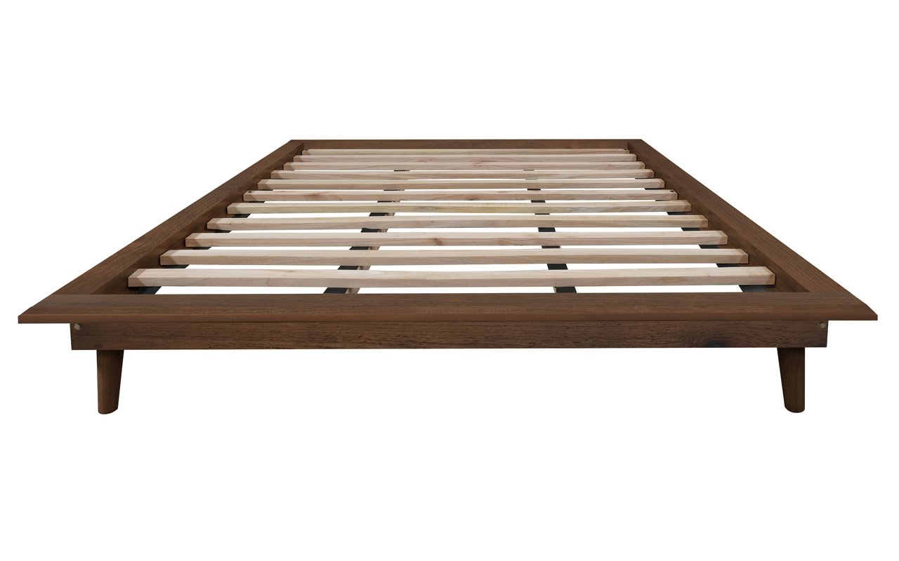 Gatsby Walnut Queen Platform Bed Base V199-BS000QSGTYWN