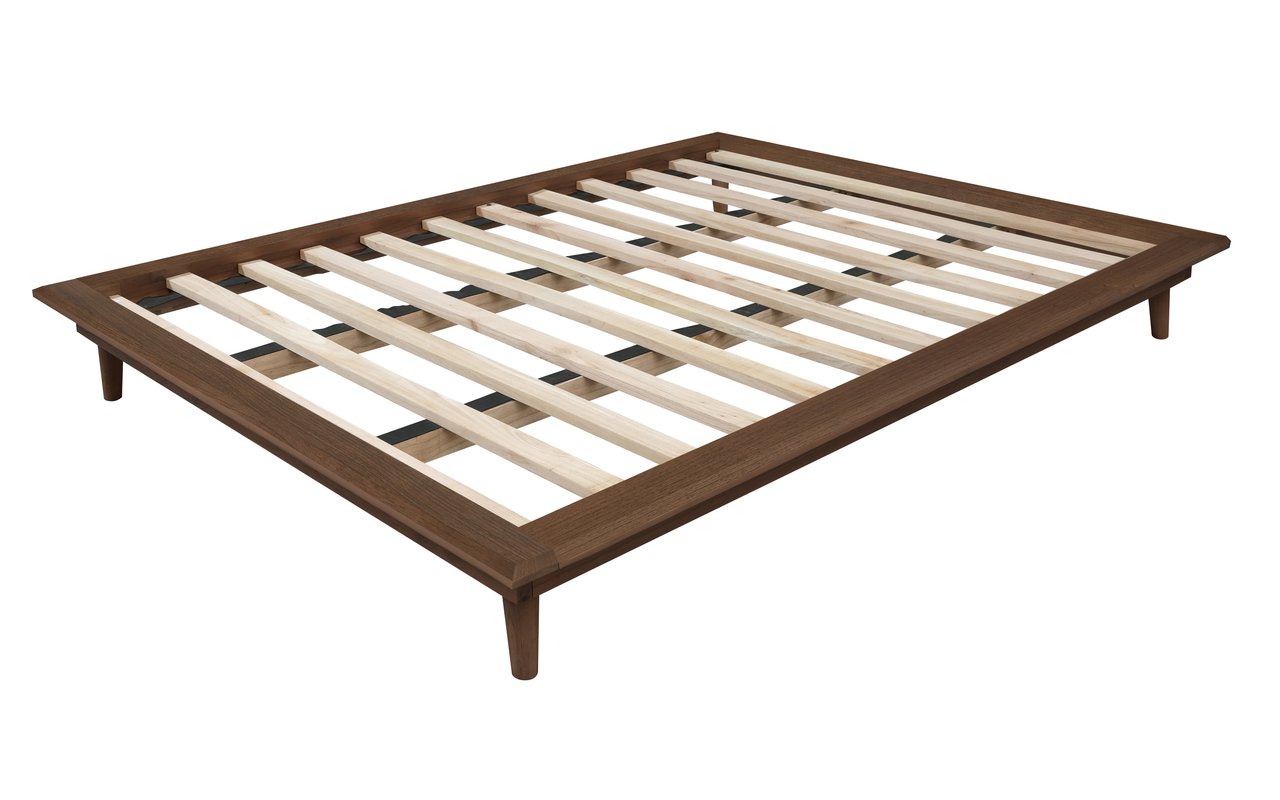 Gatsby Walnut Queen Platform Bed Base V199-BS000QSGTYWN