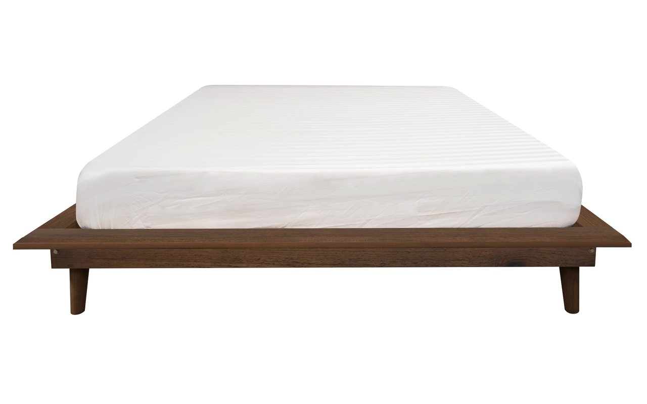Gatsby Walnut Queen Platform Bed Base V199-BS000QSGTYWN