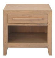 Dion 1-Drawer Solid Mindi Bedside Table (Natural) V199-BS001LELNI