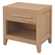 Dion 1-Drawer Solid Mindi Bedside Table (Natural) V199-BS001LELNI