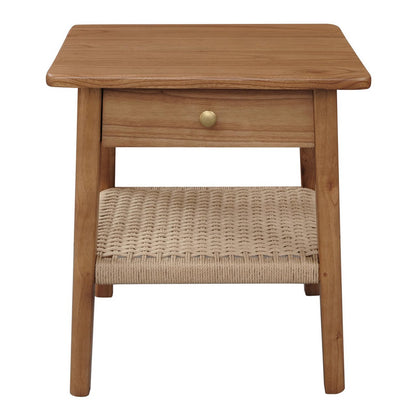 Kelly 1-Drawer Bedside Table (Almond) V199-BS001RTKLAL