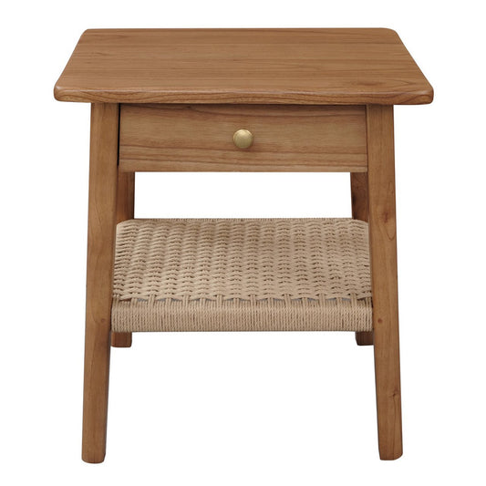 Kelly 1-Drawer Bedside Table (Almond) V199-BS001RTKLAL