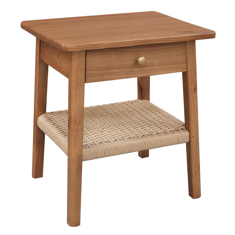 Kelly 1-Drawer Bedside Table (Almond) V199-BS001RTKLAL