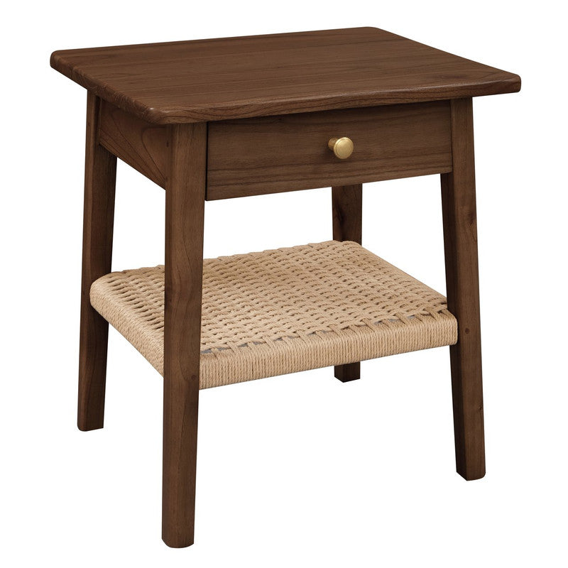 Kelly 1-Drawer Bedside Table (Walnut) V199-BS001RTKLWN