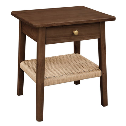 Kelly 1-Drawer Bedside Table (Walnut) V199-BS001RTKLWN