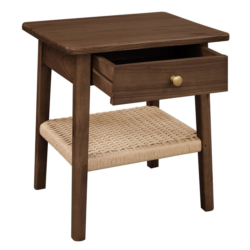 Kelly 1-Drawer Bedside Table (Walnut) V199-BS001RTKLWN