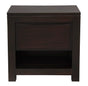 Amsterdam Solid Mahogany Timber 1 Drawer Bedside Table (Chocolate) V199-BS001TAC