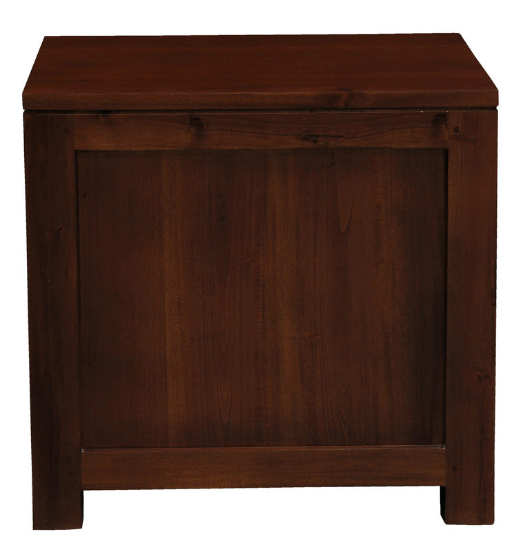 Amsterdam Solid Mahogany Timber 1 Drawer Bedside Table (Mahogany) V199-BS001TAM
