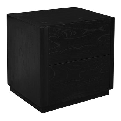 Gatsby 2-Drawer Bedside Table (Black) V199-BS002GTYB