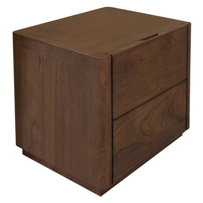 Gatsby 2-Drawer Bedside Table (Walnut) V199-BS002GTYWN