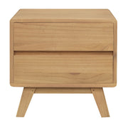 Providence 2 Drawer Bedside Table (Natural) V199-BS002PFLNI