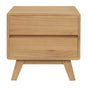 Providence 2 Drawer Bedside Table (Natural) V199-BS002PFLNI