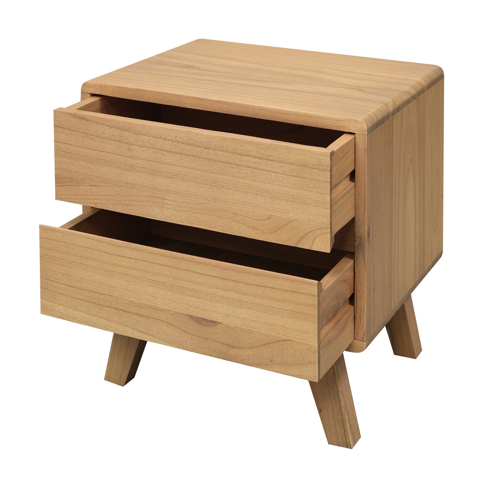 Providence 2 Drawer Bedside Table (Natural) V199-BS002PFLNI