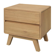 Providence 2 Drawer Bedside Table (Natural) V199-BS002PFLNI