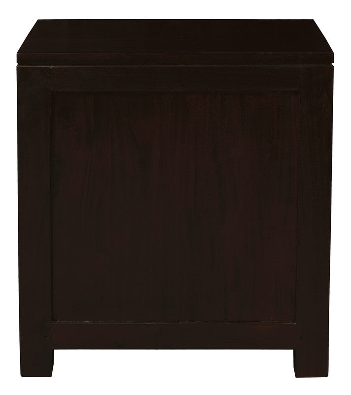 Amsterdam 2 Drawer Bedside Table (Chocolate) V199-BS002TAC
